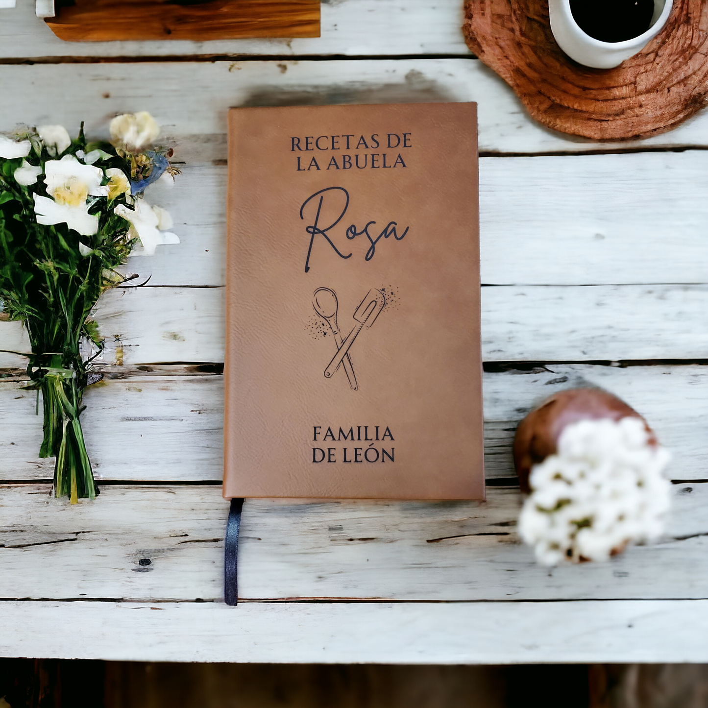Recetas de Abuelita Personalized Journal- Grandma's Recipes