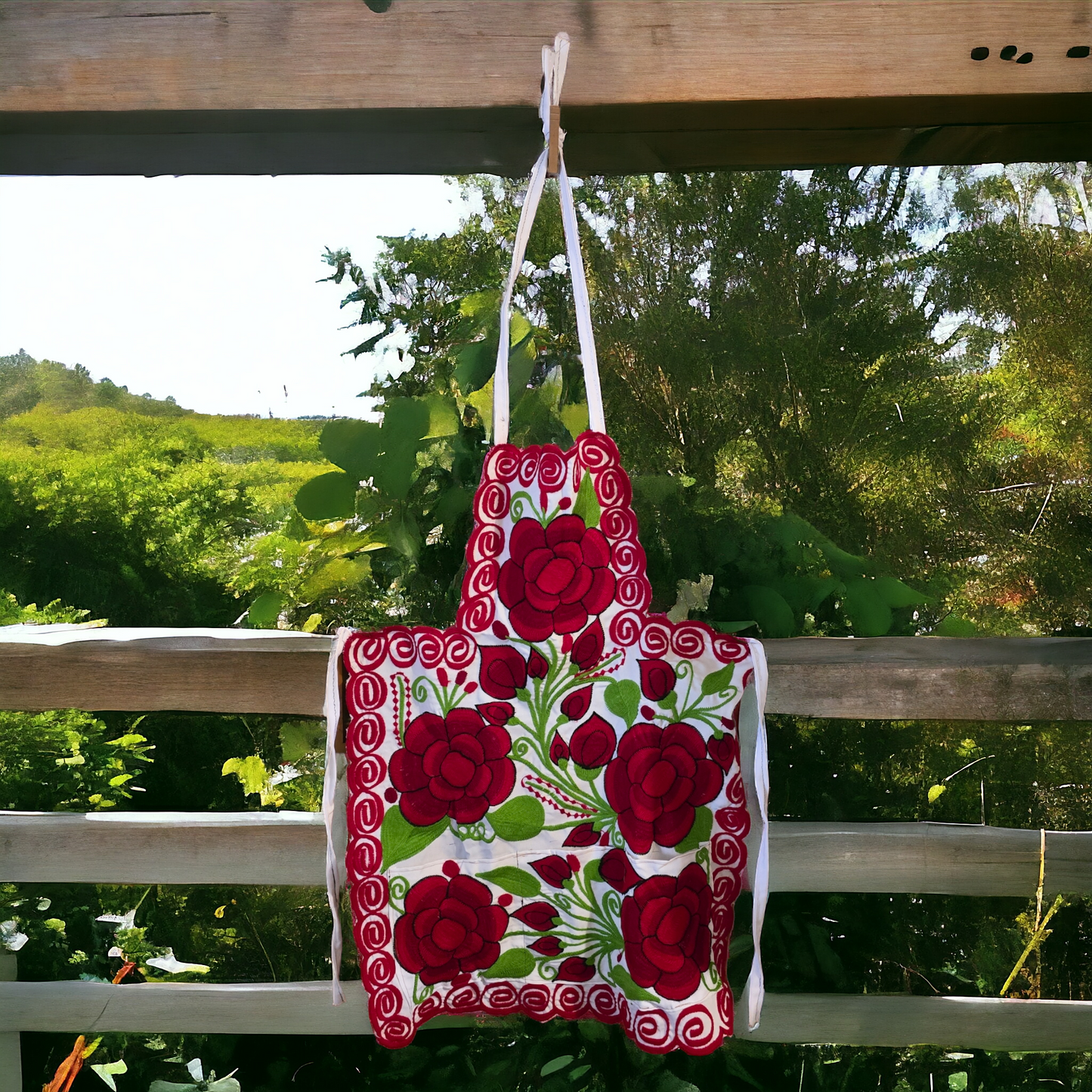 Mexican, Embroidered Apron