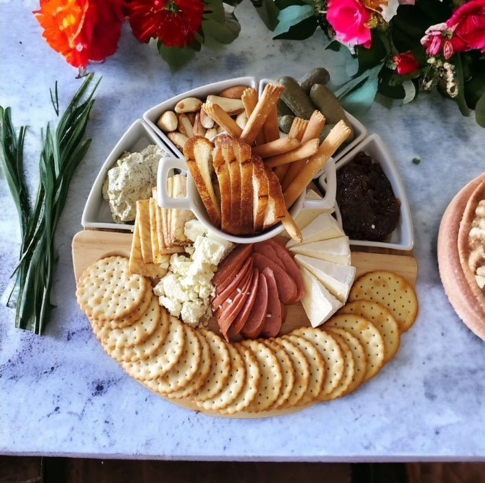 Acacia Wood Charcuterie/Cheese Board Set