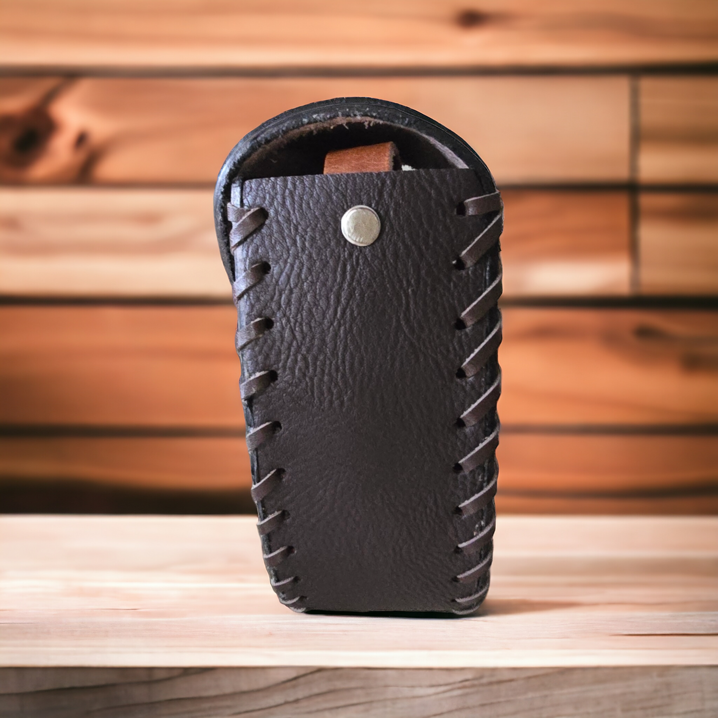 Black Leather Purse- Made In Mexico