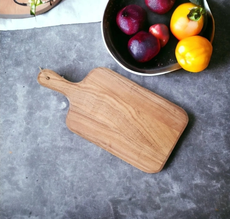 Personalized Acacia Board With Bible Verse- "Give Us This Day Our Daily Bread"